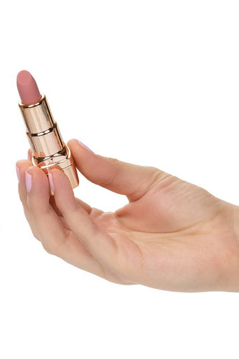 Cal Exotics - Hide & Play Rechargeable Lipstick Vibrator - Nude/Gold - Stag Shop