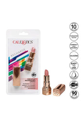 Cal Exotics - Hide & Play Rechargeable Lipstick Vibrator - Nude/Gold - Stag Shop