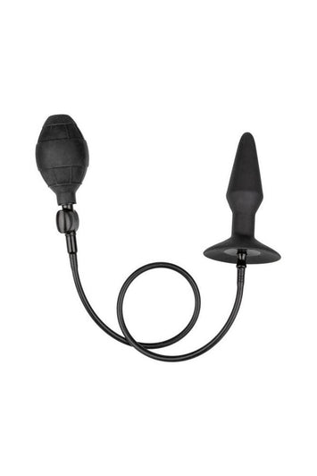 Cal Exotics - Medium Silicone Inflatable Plug - Black - Stag Shop