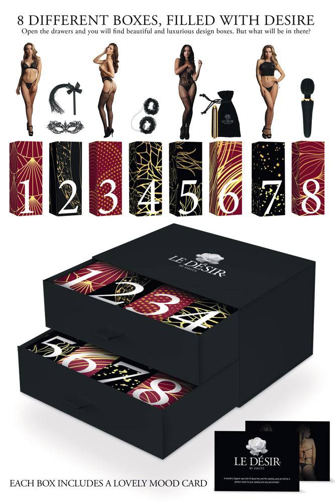 Shots Toys - Le Desir Sexy Advent Calendar - Queen Size - Stag Shop