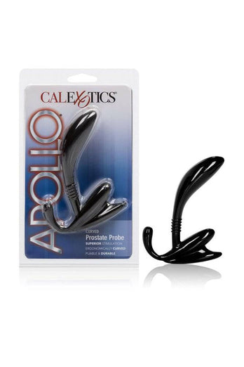 Cal Exotics - Apollo - Curved Prostate Probe - Black - Stag Shop