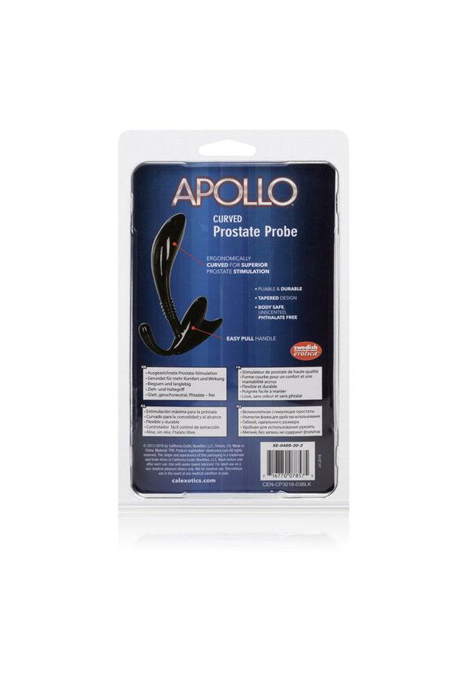 Cal Exotics - Apollo - Curved Prostate Probe - Black - Stag Shop