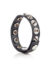 Cal Exotics - Colt - Adjustable 8 Snap Leather Cock/Ball Strap - Stag Shop