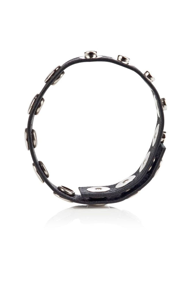 Cal Exotics - Colt - Adjustable 8 Snap Leather Cock/Ball Strap - Stag Shop