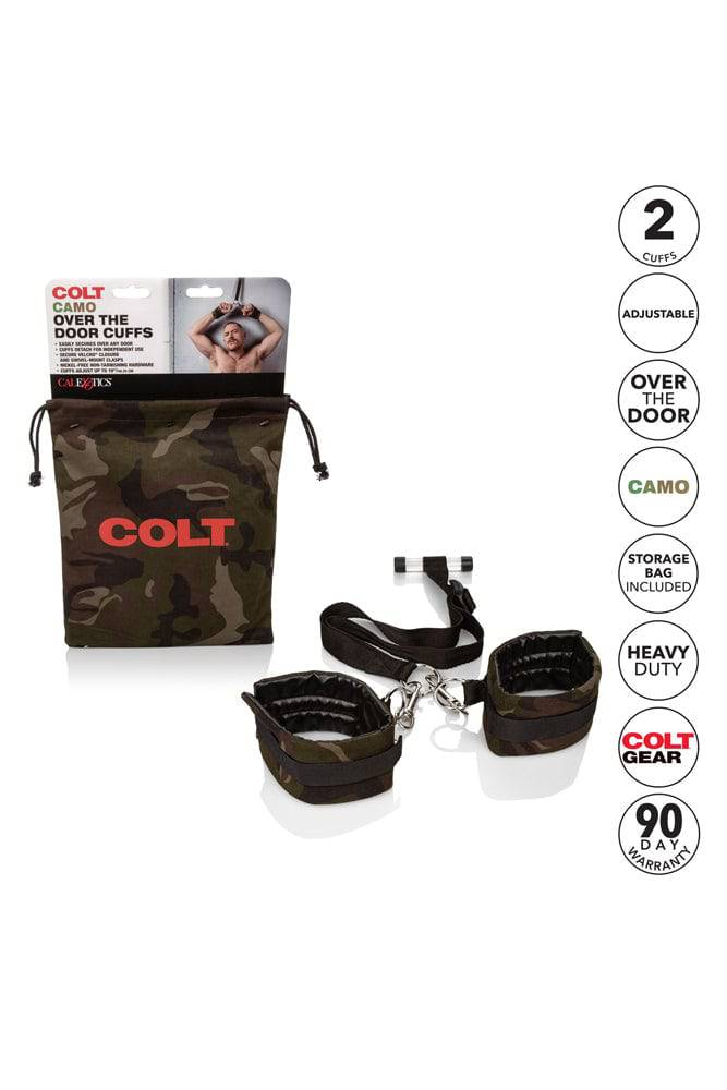 Cal Exotics - Colt - Camo Over The Door Cuffs - Stag Shop