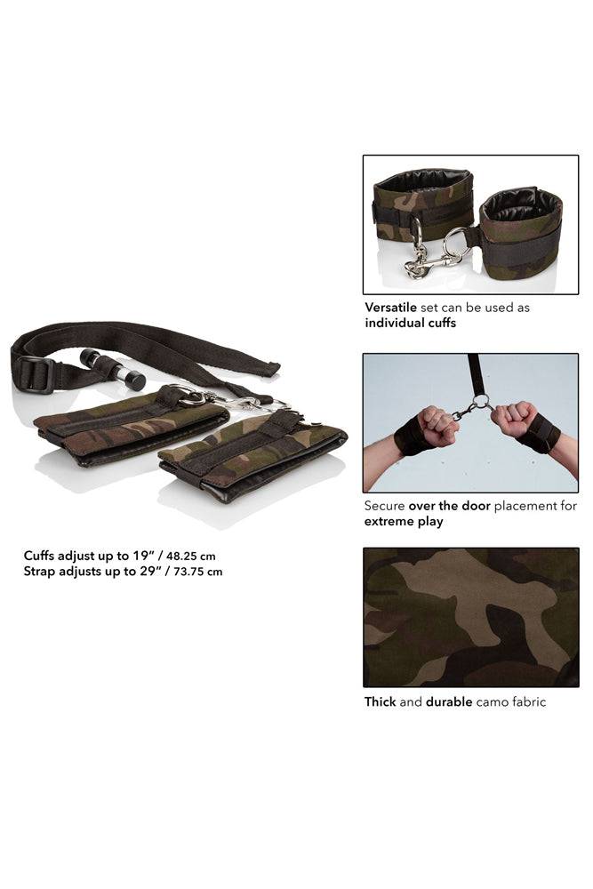 Cal Exotics - Colt - Camo Over The Door Cuffs - Stag Shop