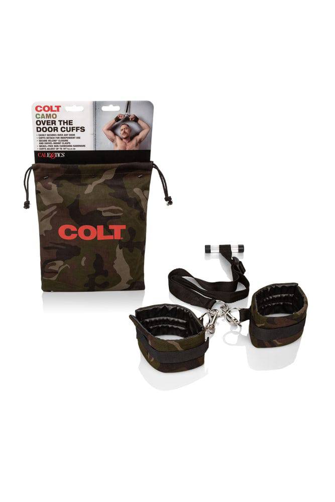 Cal Exotics - Colt - Camo Over The Door Cuffs - Stag Shop