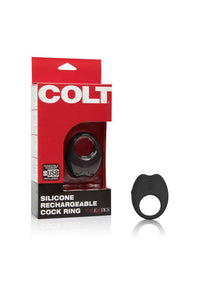 Thumbnail for Cal Exotics - Colt - Silicone Rechargeable Cock Ring - Black - Stag Shop