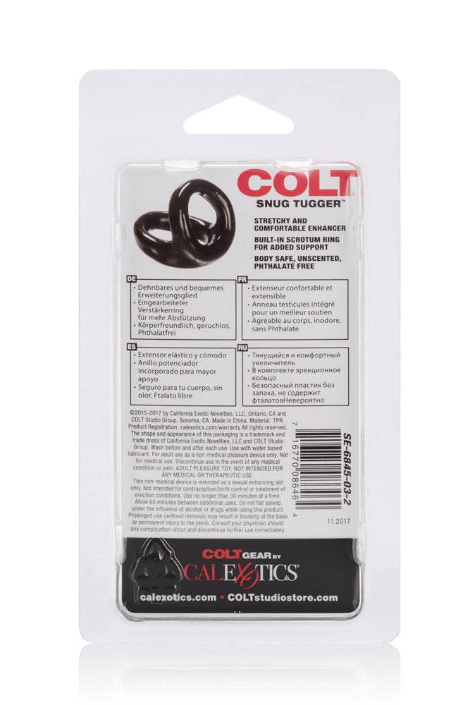 Cal Exotics - Colt - Snug Tugger Cock Ring - Black - Stag Shop