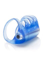 Cal Exotics - Couples Enhancer - Vibrating Pleasure Cock Cage - Blue - Stag Shop