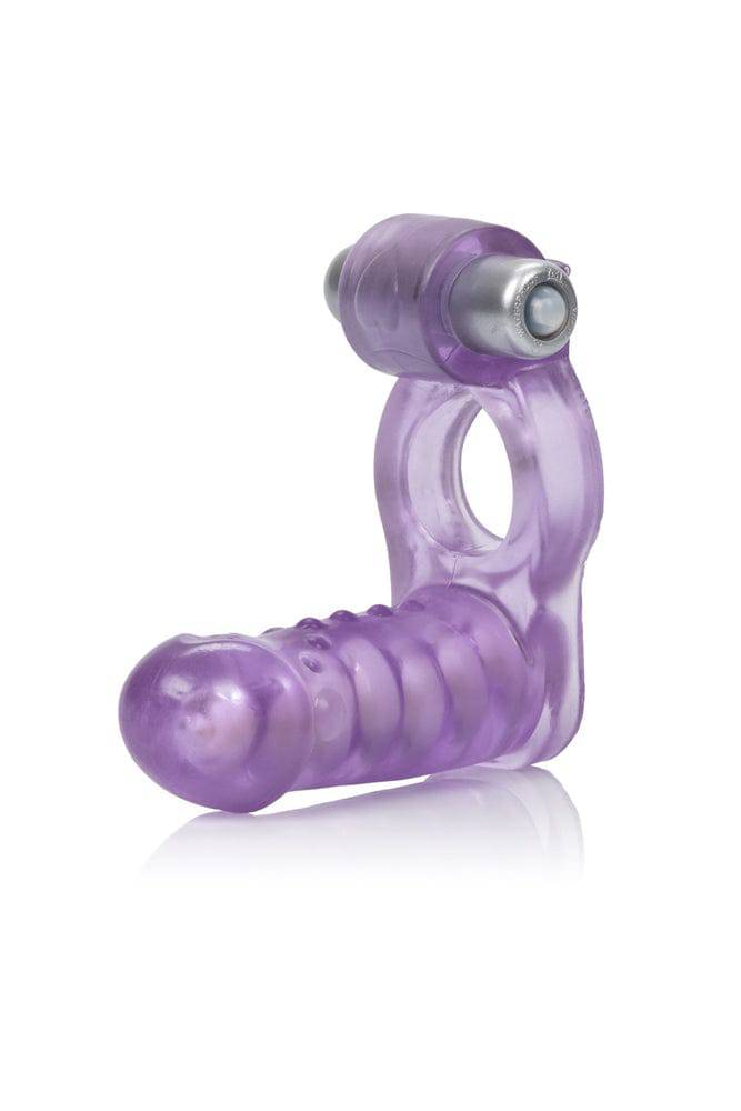 Cal Exotics - Couples Enhancer - Double Diver Cock Ring - Purple - Stag Shop