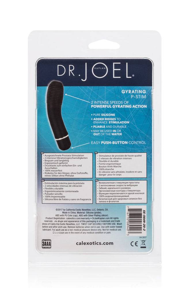 Cal Exotics - Dr. Joel Kaplan - Gyrating P-Stim Prostate Stimulator - Black - Stag Shop