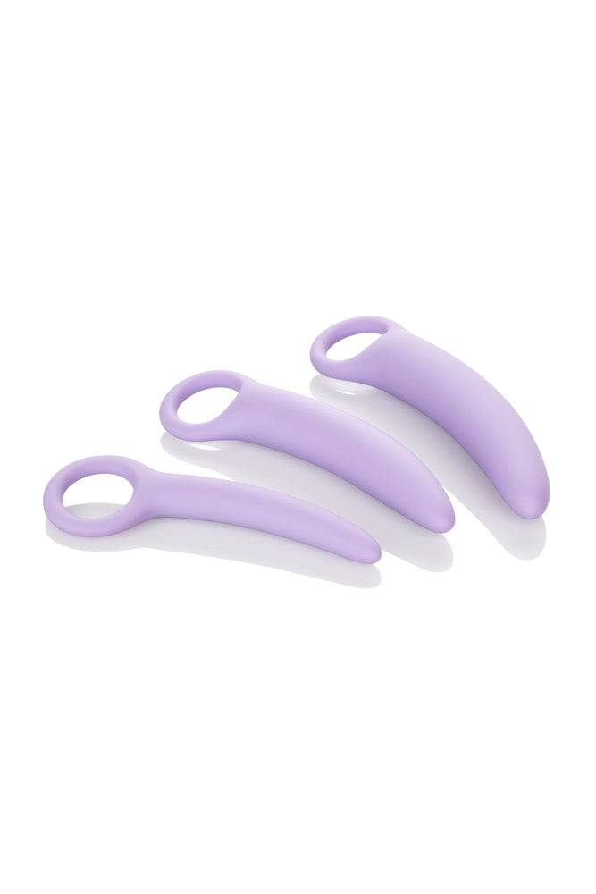 Cal Exotics - Dr. Laura Berman - Alena 3-Piece Silicone Dilator Set - Purple - Stag Shop