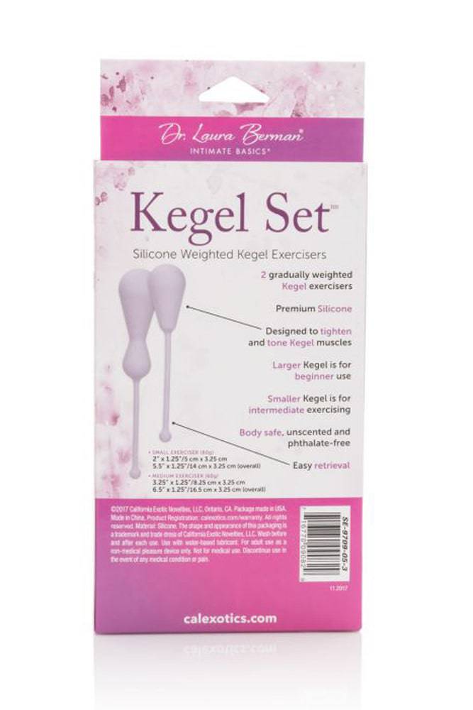 Cal Exotics - Dr. Laura Berman - Silicone Weighted Kegel Set - Purple - Stag Shop
