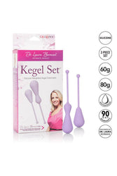 Cal Exotics - Dr. Laura Berman - Silicone Weighted Kegel Set - Purple - Stag Shop