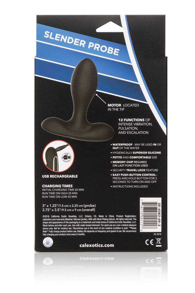 Cal Exotics - Eclipse - Slender Anal Probe - Black - Stag Shop