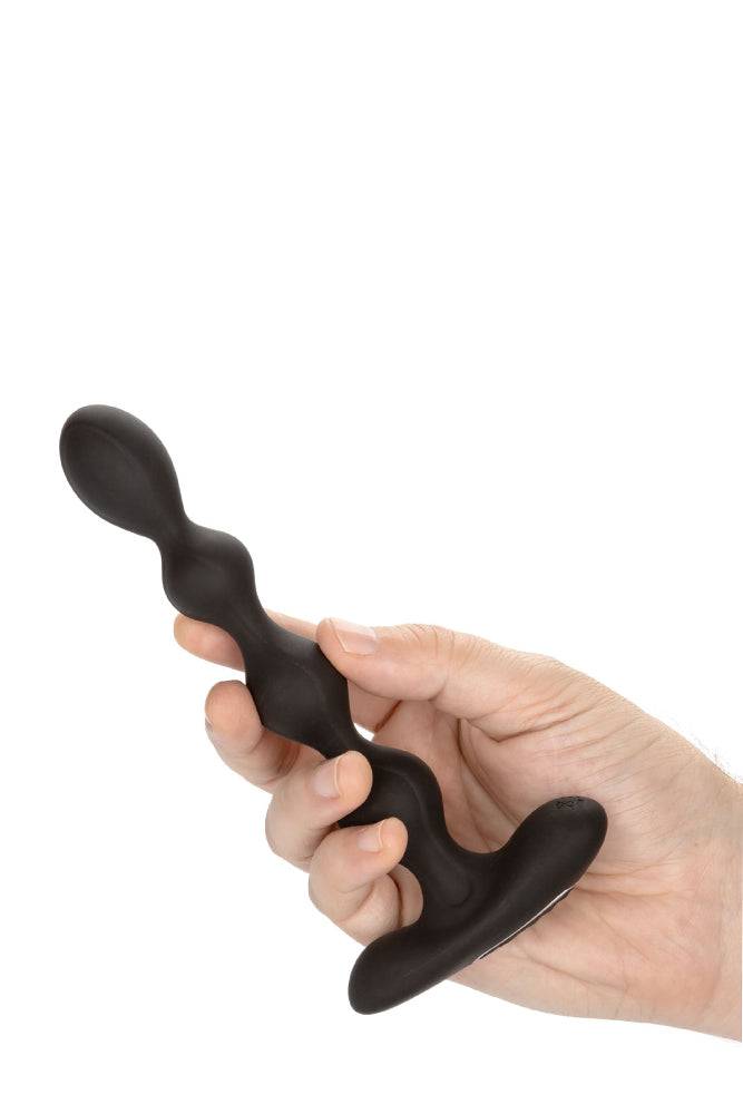 Cal Exotics - Eclipse - Slender Vibrating Anal Beads - Black - Stag Shop