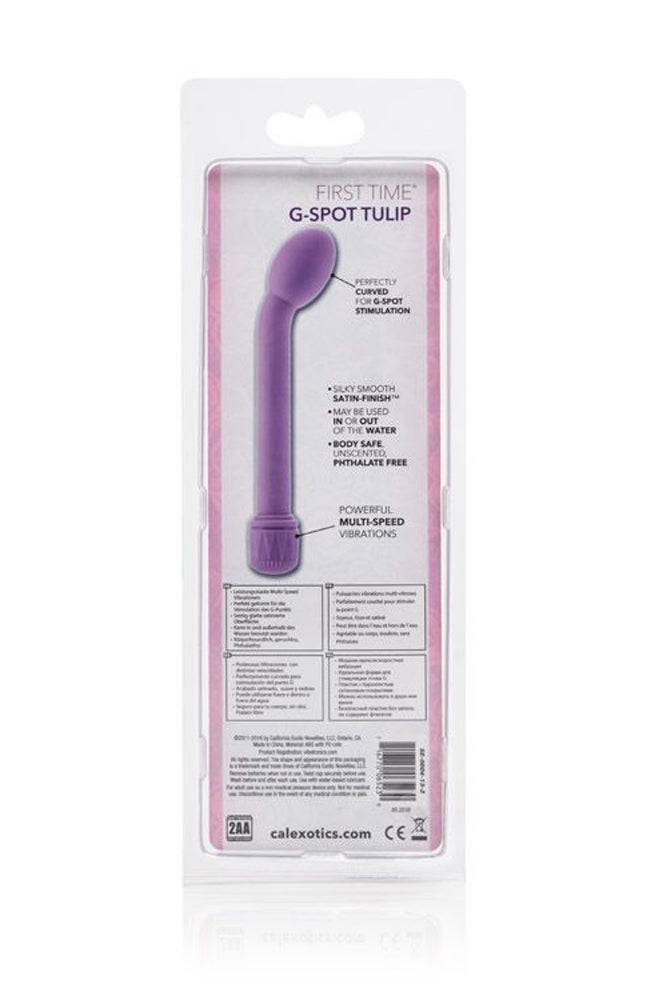 Cal Exotics - First Time - G-Spot Tulip Vibrator - Purple - Stag Shop