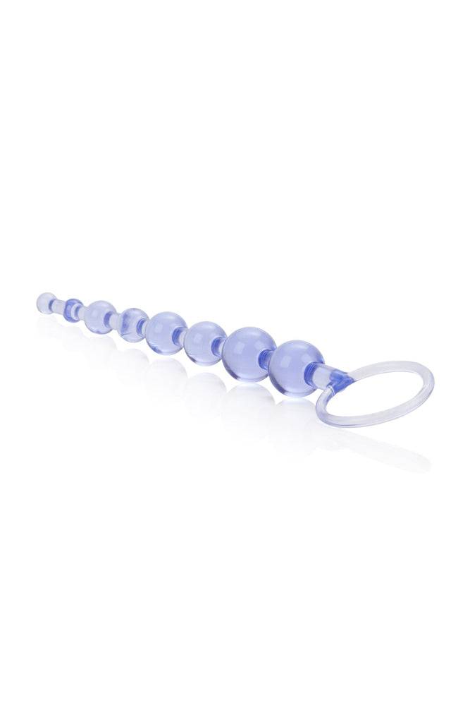 Cal Exotics - First Time - Love Anal Beads - Purple - Stag Shop