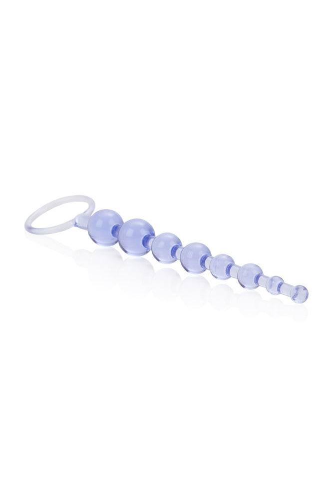 Cal Exotics - First Time - Love Anal Beads - Purple - Stag Shop