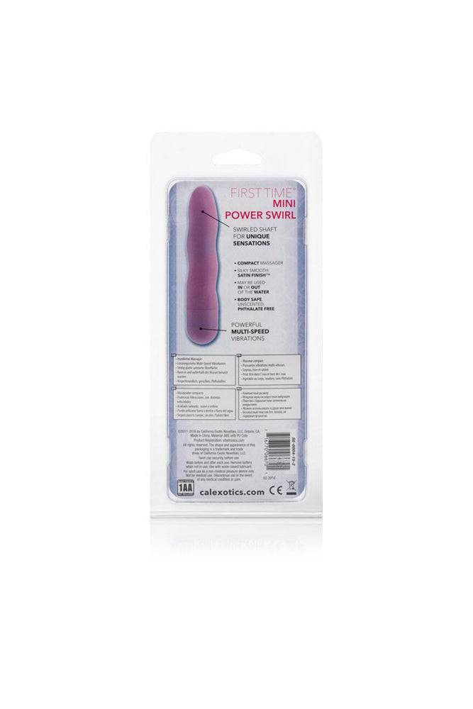 Cal Exotics - First Time - Mini Power Swirl Vibrator - Pink - Stag Shop