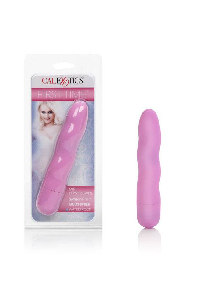 Cal Exotics - First Time - Mini Power Swirl Vibrator - Pink - Stag Shop