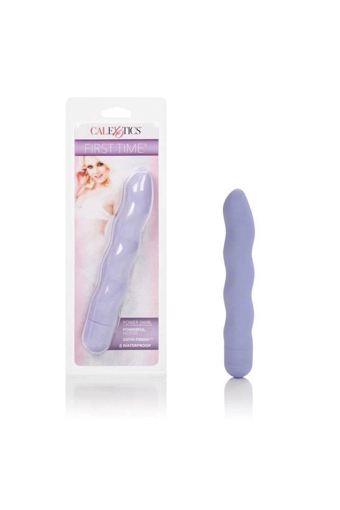 Cal Exotics - First Time - Power Swirl Vibrator - Purple - Stag Shop