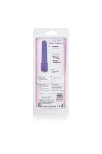 Cal Exotics - First Time - Power Tingler Vibrator - Purple - Stag Shop