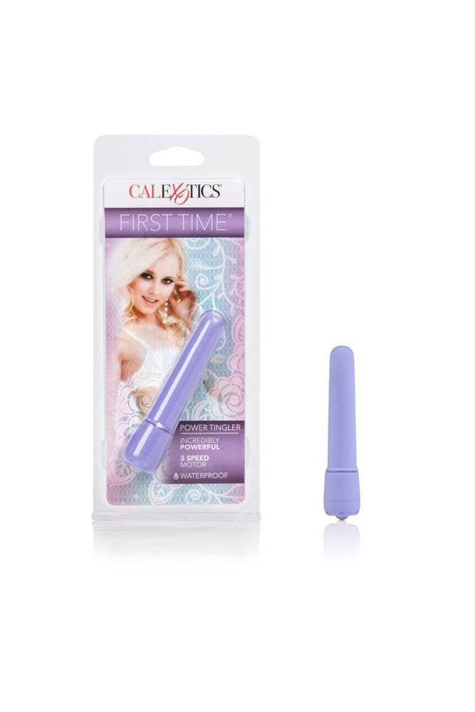 Cal Exotics - First Time - Power Tingler Vibrator - Purple - Stag Shop