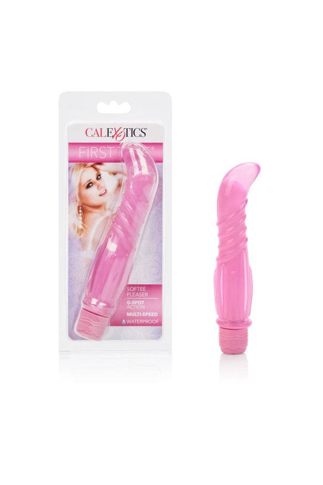 Cal Exotics - First Time - Softee Pleaser Vibrator - Assorted Colours - Stag Shop