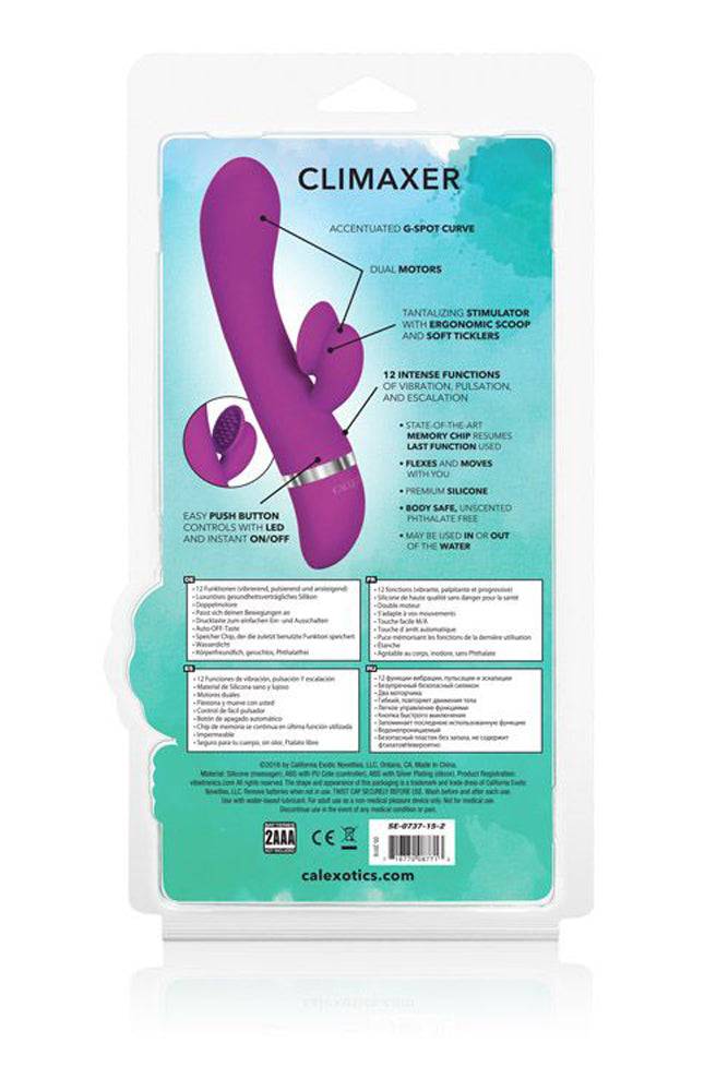 Cal Exotics - Foreplay Frenzy - Climaxer Dual Vibrator - Purple - Stag Shop