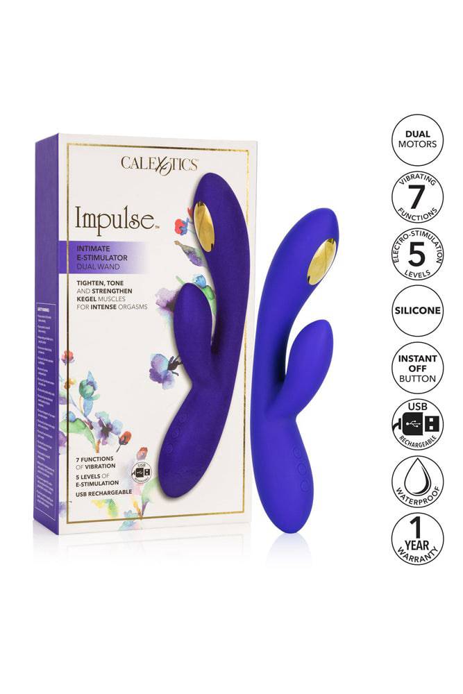 Cal Exotics - Impulse - Intimate E-Simulator Dual Wand - Purple - Stag Shop