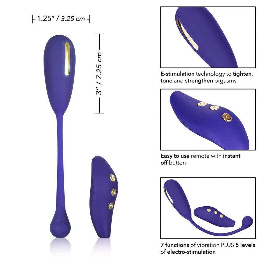 Cal Exotics - Impulse - Intimate E-Simulator Remote Kegel Exerciser - Purple - Stag Shop