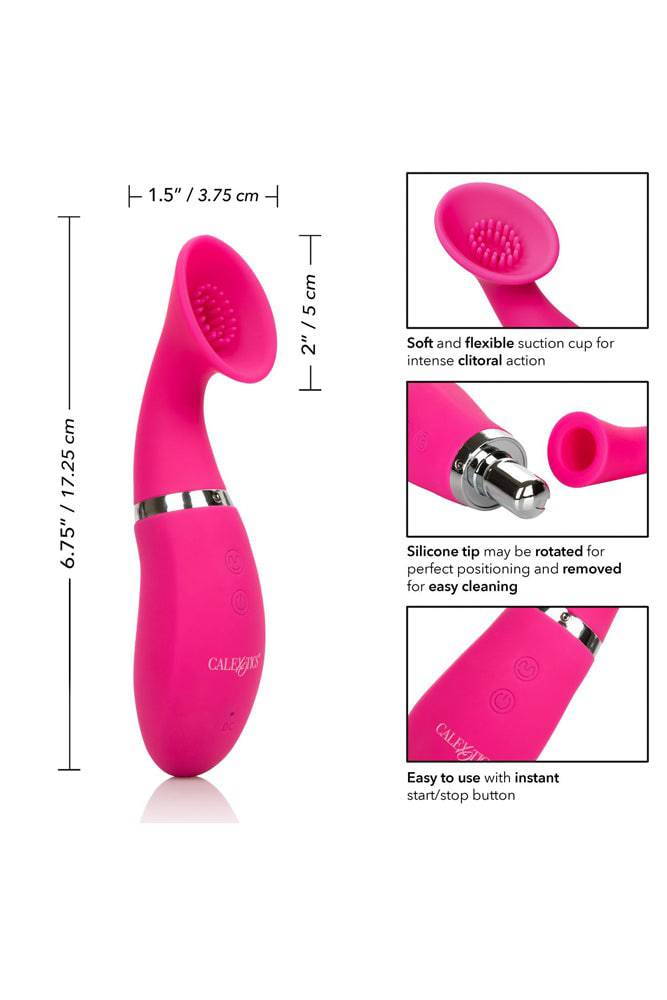 Cal Exotics - Intimate Pump - Rechargeable Climaxer Pump - Pink - Stag Shop