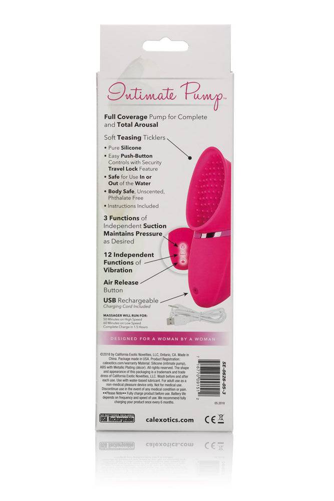 Cal Exotics - Intimate Pump - Rechargeable Full Coverage Pump - Pink - Stag Shop