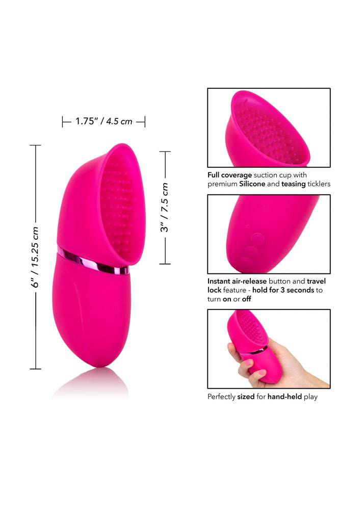 Cal Exotics - Intimate Pump - Rechargeable Full Coverage Pump - Pink - Stag Shop