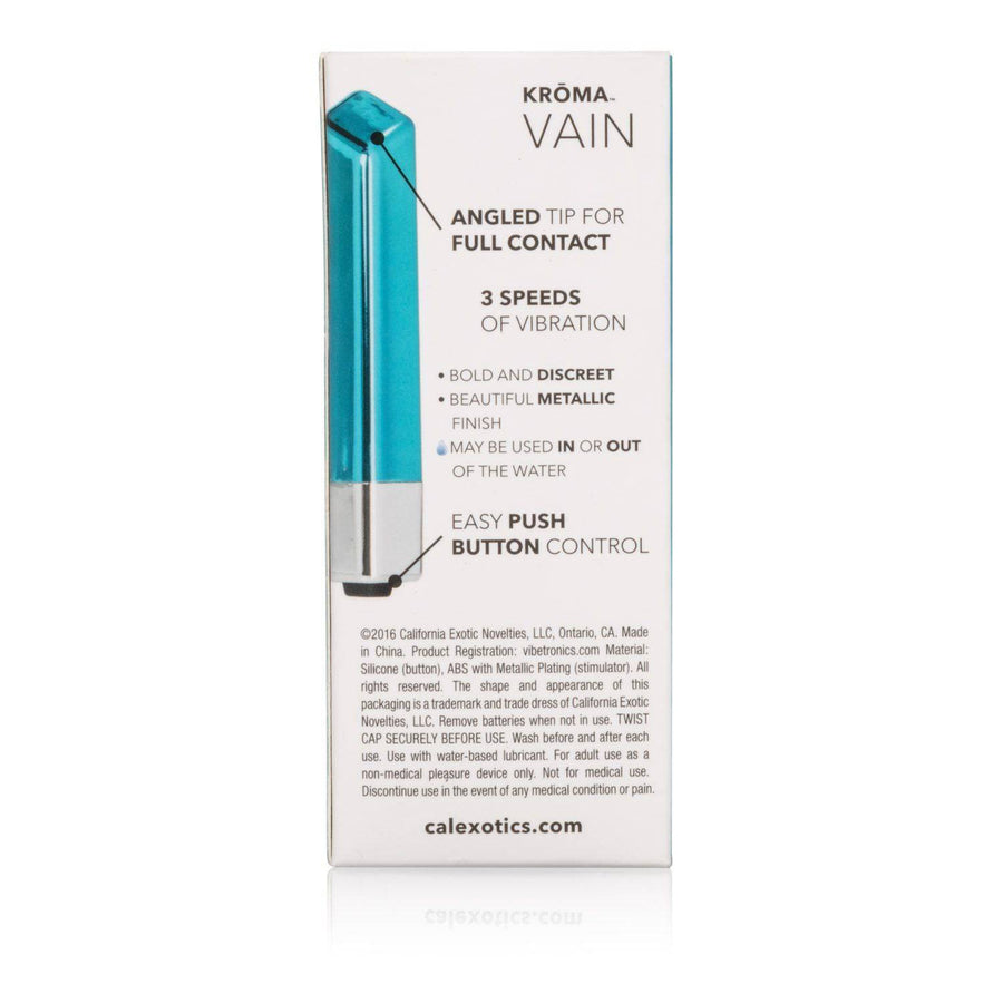 Cal Exotics - Kroma - Vain Bullet Vibrator - Teal - Stag Shop