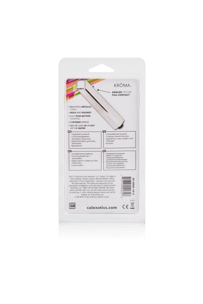 Cal Exotics - Kroma Bullet Vibrator - Silver - Stag Shop