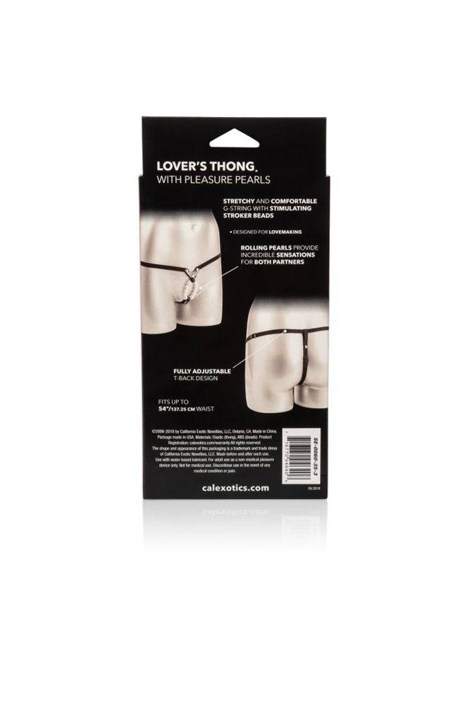 Cal Exotics - Lover's Thong with Pleasure Pearls - Stag Shop