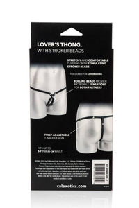 Thumbnail for Cal Exotics - Lover's Thong With Stroker Beads - Stag Shop