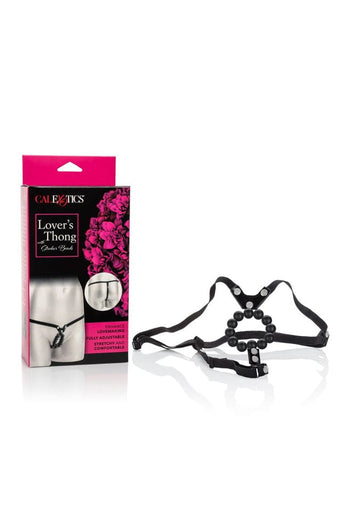 Cal Exotics - Lover's Thong With Stroker Beads - Stag Shop