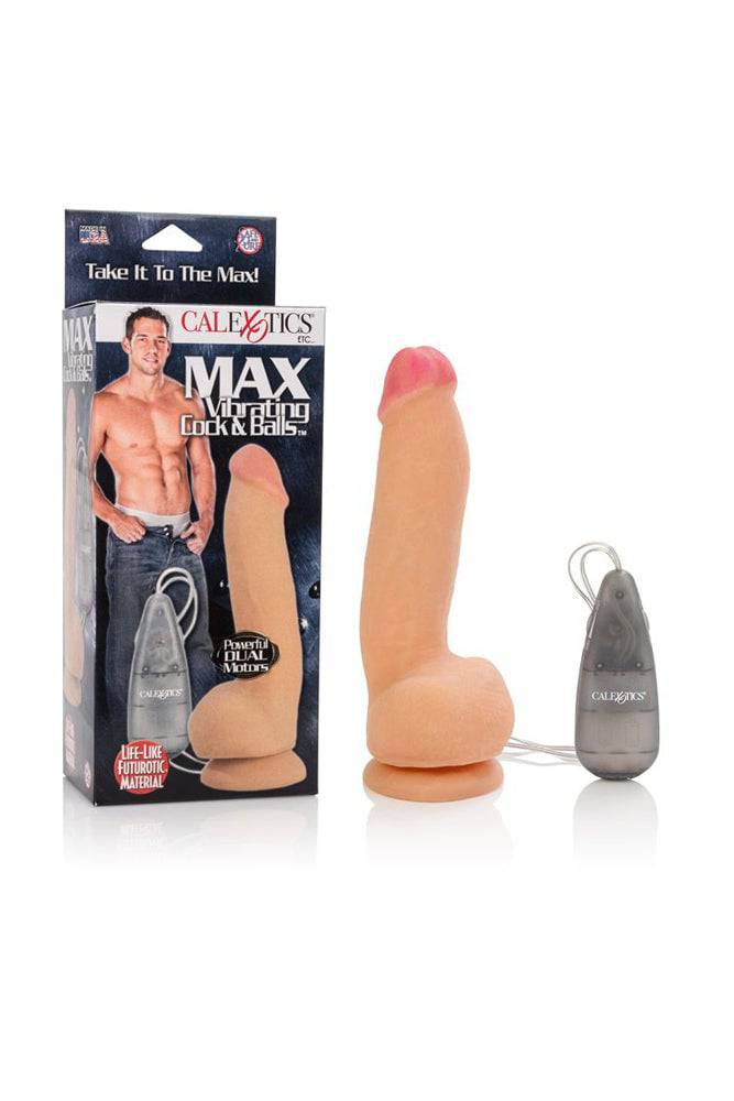 Cal Exotics - Max Vibrating Cock & Balls - Stag Shop