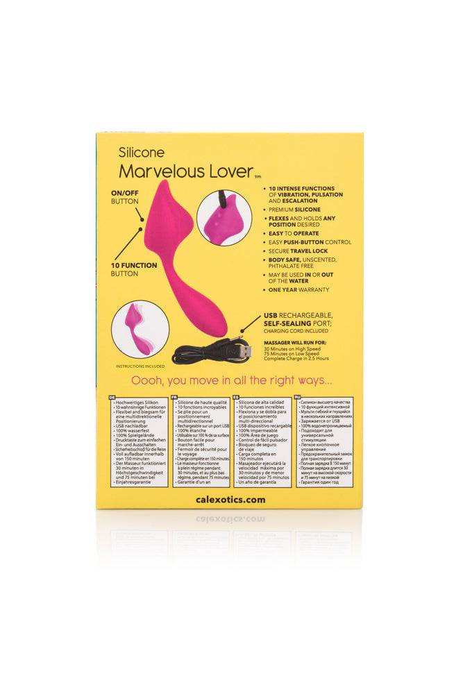 Cal Exotics - Mini Marvels - Silicone Marvelous Lover Vibrator - Pink - Stag Shop