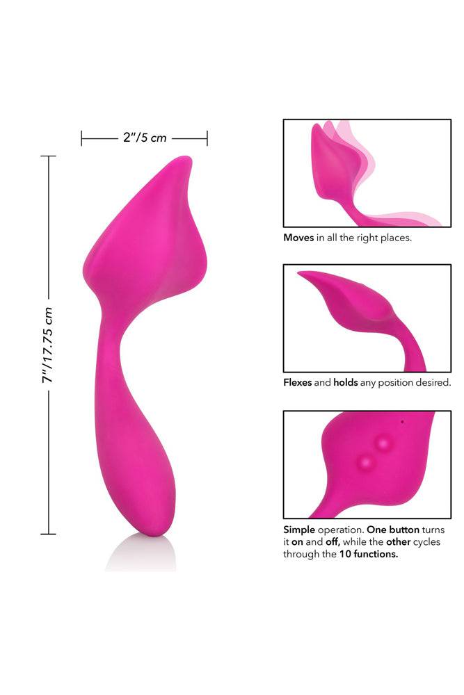 Cal Exotics - Mini Marvels - Silicone Marvelous Lover Vibrator - Pink - Stag Shop