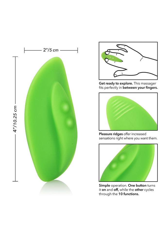 Cal Exotics - Mini Marvels - Silicone Marvelous Teaser Vibrator - Green - Stag Shop