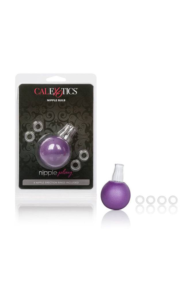 Cal Exotics - Nipple Play - Nipple Bulb Sucker - Purple - Stag Shop