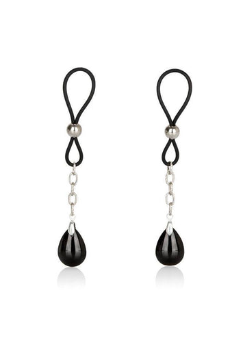 Cal Exotics - Nipple Play - Non-Piercing Nipple Jewelry - Onyx - Stag Shop
