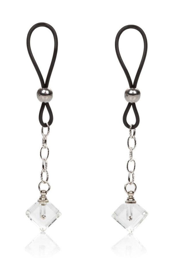 Cal Exotics - Nipple Play - Non-Piercing Nipple Jewelry - Crystal Gem - Stag Shop