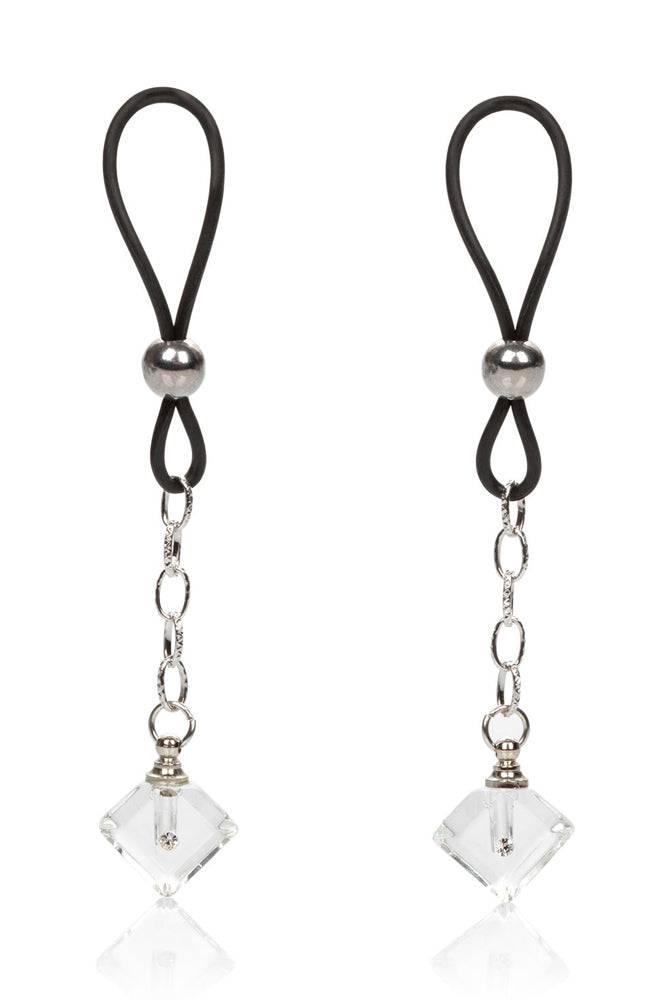 Cal Exotics - Nipple Play - Non-Piercing Nipple Jewelry - Crystal Gem - Stag Shop