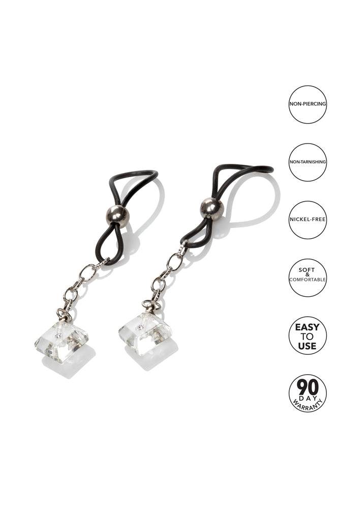 Cal Exotics - Nipple Play - Non-Piercing Nipple Jewelry - Crystal Gem - Stag Shop